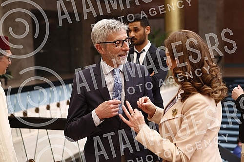 The Embassy of the Kingdom of Morocco organized an event on the occasion of Africa Day in the Palace of Serbia.
Ambasada Kraljevine Maroka je organizovala u Palati Srbija dogadjaj povodom Dana Afrike. The Embassy of the Kingdom of Morocco organized an event on the occasion of Africa Day in the Palace of Serbia.
Ambasada Kraljevine Maroka je organizovala u Palati Srbija dogadjaj povodom Dana Afrike.