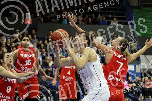 First round of qualifications for the FIBA Women's EuroBasket 2021, a match between the Serbian and Turkish teams.Prvo kolo kvalifikacija za FIBA Women's EuroBasket 2021, utakmica izmedju ekipa Srbije i Turske.