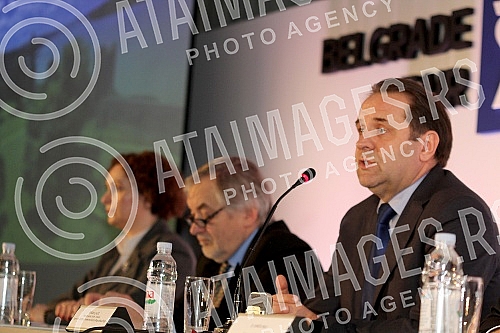 Na Beogradskom sajmu odrzana konferencija za novinare povodom predstojeceg 38. Medjunarodnog sajma turizma - 7. sajam vina 