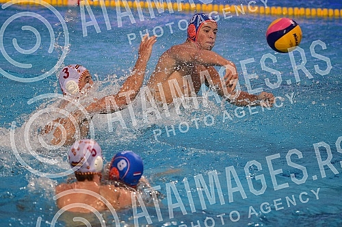 The match for the third place at the FINA World Junior Championship between the teams of Spain and the Netherlands was played at the pool on May 25. Milan Gale Muskatirovic.Mec za trece mesto na FINA Svetskom prvenstvo za juniore izmedju ekipa Span
