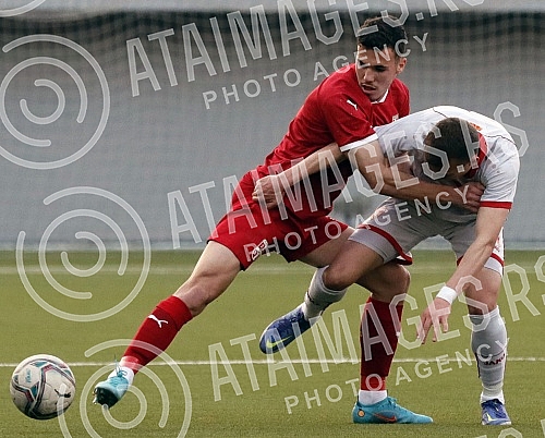 The match of the 7th round of Group H of 2023 UEFA European Under-21 Championship qualification between the national teams of Serbia and Northern Macedonia was played at the FC Vozdovac stadium. Utakmica 7. kola grupe H  mlade reprezentacije u kval