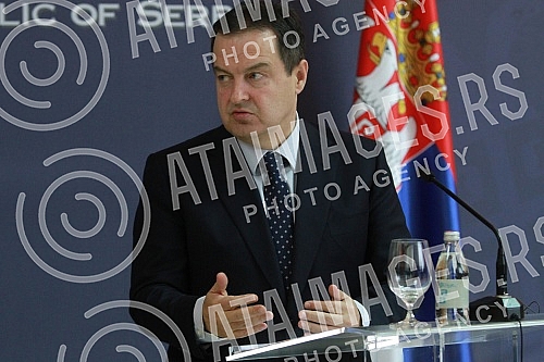 Sastanak ministra Ivice Dacica sa Josepom Borelom, ministrom za spoljne poslove, Evropsku uniju i saradnju Kraljevine Spanije.Meeting of Ivica Dacic and Josep Barrell, Minister of Foreign Affairs, European Union and Cooperation of the Kingdom of Spa