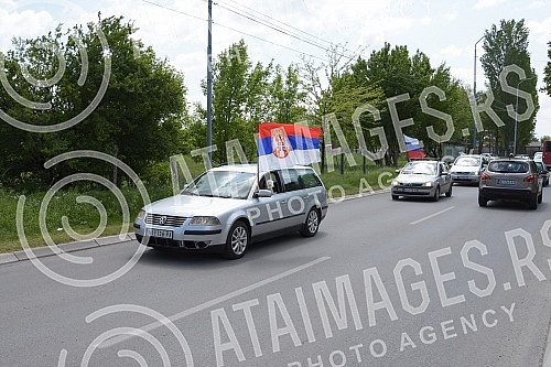  A rally in support of Russia was organized in Nis under the name 