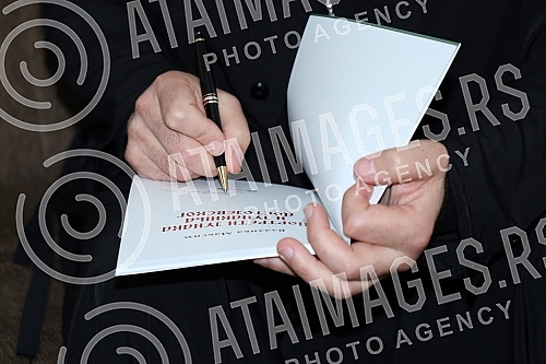 The promotion of Bishop Maksim's book 