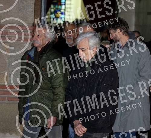 Burial - the cremation of the Serbian actress Neda Arneric held at the New Cemetery.Sahrana - kremacija srpske glumice Nede Arneric odrzana na Novom groblju.