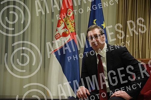 The President of the Republic of Serbia, Aleksandar Vucic, met with the US Deputy Assistant Secretary of State, Gabriel Escobar, and the European Union Special Representative for Belgrade-Pristina Dialogue and Other Western Balkans Regional Issues, M The President of the Republic of Serbia, Aleksandar Vucic, met with the US Deputy Assistant Secretary of State, Gabriel Escobar, and the European Union Special Representative for Belgrade-Pristina Dialogue and Other Western Balkans Regional Issues, M