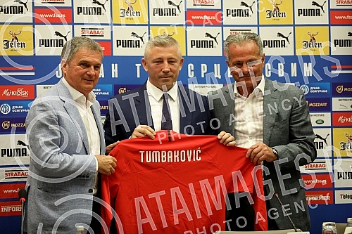 Promotion of the new head coach of the national team of Serbia Ljubisa Tumbakovic was held in the hotel 