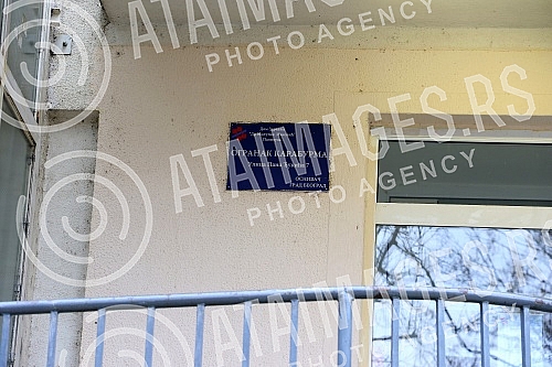 Covid ambulance in the Karaburma branch of the 