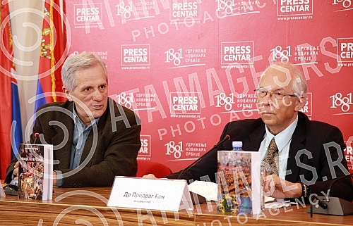 The publishing house Prometheus from Novi Sad and the author Milorad Komrakov organized a press conference at which Kormarkov presented three of his books - The publishing house Prometheus from Novi Sad and the author Milorad Komrakov organized a press conference at which Kormarkov presented three of his books -