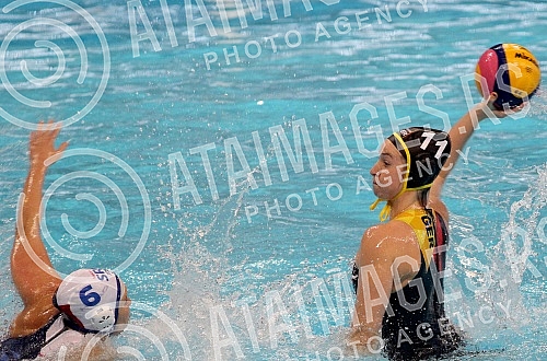 Evropsko prvenstvo u vaterpolu (European waterpolo championships - 32nd for men and 16th for women) Srbija - Nemacka (Serbia vs Germany - women).