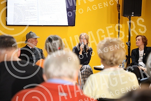 The promotion of the capital edition of 100 years of Duska Radovic, published by Mascom, was held at the Poste Srbije stand at the Belgrade Book Fair.Promocija kapitalnog izdanja 100 godina Duska Radovica u izdanju Mascoma odrzana je na standu Post