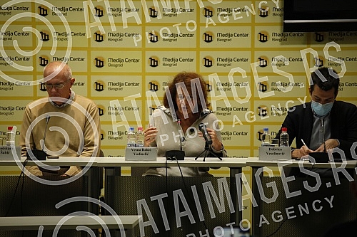 The press conference of the Let's Not Drown Belgrade initiative on the occasion of the announcement of the Protest against State Crime, which is scheduled for Saturday, October 16, at 12 o'clock, in front of the Republic Public Prosecutor's Office.
The press conference of the Let's Not Drown Belgrade initiative on the occasion of the announcement of the Protest against State Crime, which is scheduled for Saturday, October 16, at 12 o'clock, in front of the Republic Public Prosecutor's Office.