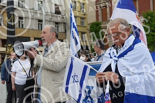 The Jewish community of Zemun held a rally 