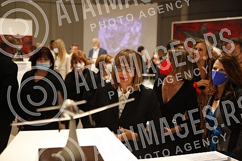 The Deputy Prime Minister of the Republic of Serbia and Minister of Culture and Information Maja Gojkovic opened the exhibition The Deputy Prime Minister of the Republic of Serbia and Minister of Culture and Information Maja Gojkovic opened the exhibition