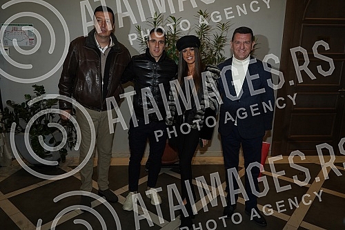 Singer Katarina Grujic and football player Marko Gobeljic became the parents of daughter Katja yesterday, and on that happy occasion, a celebration was held tonight at the Topciderac restaurant.