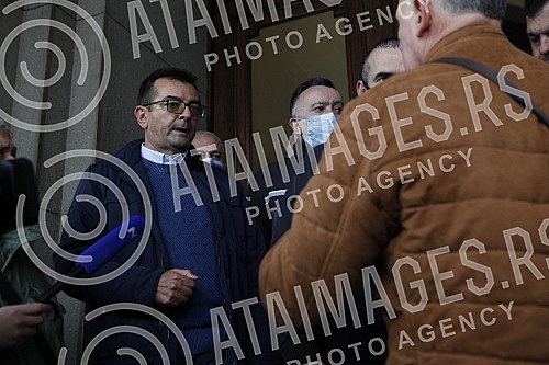 In front of the Belgrade City Assembly, the Movement for Reversal 