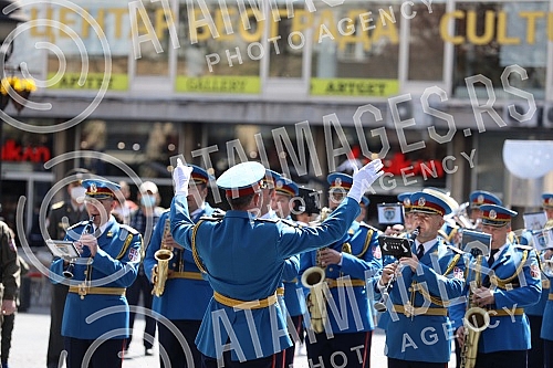 As a gift to the citizens, on the occasion of the Serbian Army Day, the Representative Orchestra of the Guard and the Art Ensemble of the Ministry of Defense As a gift to the citizens, on the occasion of the Serbian Army Day, the Representative Orchestra of the Guard and the Art Ensemble of the Ministry of Defense