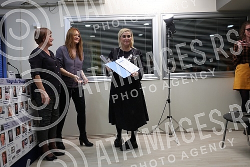 The Dusan Bogavac award ceremony was held in the Media Center.Svecana dodele nagrade Dusan Bogavac odrzana je u Medija centru.