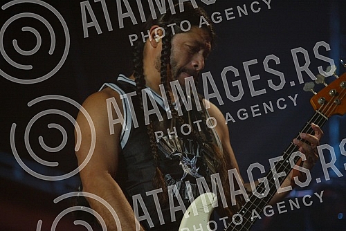 Concert of American heavy metal band - Metallica held in Usce.Koncert americkog hevi metal benda - Metalika (Metallica) odrzan na Uscu.