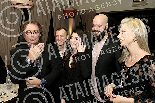 Sanja Ilic and Balkanika celebrated the victory on Beovizija and going to Eurosong in Lisbon at the Usce restaurant.Sanja Ilic i Balkanika proslavila je pobedu na Beoviziji i odlazak na Eurosong u Lisabon u restoranu Usce.