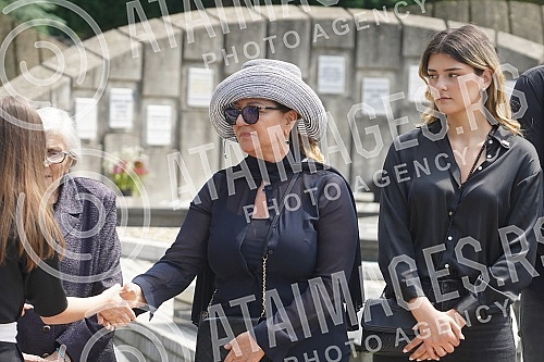 A memorial service on the occasion of the sixth anniversary of Milutin Mrkonjic's death was held in the Alley of Merited Citizens at the New Cemetery, and a QR code was placed on the tombstone, which when wrapped shows information about the late poli