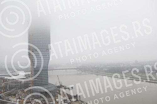 The President of Serbia Aleksandar Vucic and the President of the company 