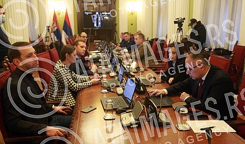 Session of the Committee on Justice, State Administration and Local Self-Government was held in the House of the National Assembly. Sednica Odbora za pravosudje, drzavnu upravu i lokalnu samoupravu odzana je u Domu Narodne skupstine.