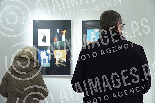 Exhibition of paintings by Helgi Thorgils Fridjonsson in the Chaos Gallery.Izlozba slika Helgi Thorgils Fridjonsson u galeriji Haos 