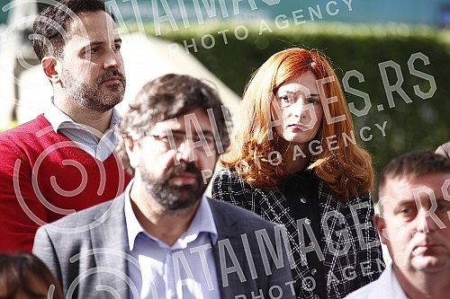 In the House of the National Assembly, a press conference of the Green Left Club - We are not drowning Belgrade was held on the problems of the local village of Podgradina near Kosjerica with the construction of a quarry.U Domu Narodne skupstine od