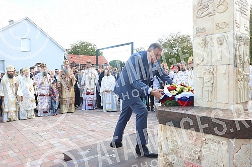 His Holiness Serbian Patriarch Mr. Porfirije led the liturgy in Jasenovac, in the monastery of St. John the Baptist, and this event is traditionally organized by the Eparchy of the Slavonic SPC under the name His Holiness Serbian Patriarch Mr. Porfirije led the liturgy in Jasenovac, in the monastery of St. John the Baptist, and this event is traditionally organized by the Eparchy of the Slavonic SPC under the name