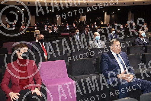 The ceremonial academy in Belgrade's Kombank hall marked the Day of Remembrance for the victims of the 1999 NATO aggression.
Svecanom akademijom u beogradskoj Kombank dvorani, obelezen je Dan secanja na stradale u NATO agresiji 1999. godine. The ceremonial academy in Belgrade's Kombank hall marked the Day of Remembrance for the victims of the 1999 NATO aggression.
Svecanom akademijom u beogradskoj Kombank dvorani, obelezen je Dan secanja na stradale u NATO agresiji 1999. godine.