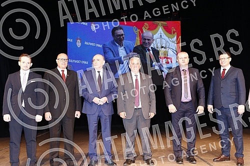 As part of the election campaign, the Party of United Pensioners of Serbia held a rally in Cacak.
Partija ujedinjenih penzionera Srbije u sklopu preidzborne kampanje odrzala je miting u Cacaku. As part of the election campaign, the Party of United Pensioners of Serbia held a rally in Cacak.
Partija ujedinjenih penzionera Srbije u sklopu preidzborne kampanje odrzala je miting u Cacaku.