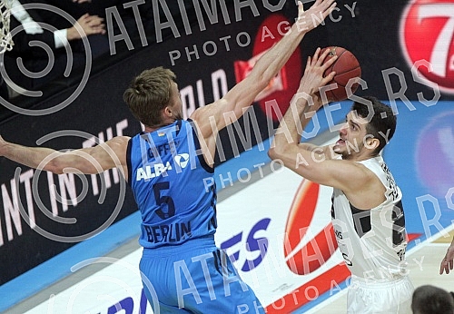 Game 2 rounds Top 16 Phase 7Days Eurocup between BC Partizan and BC Alba (Berlin).Odigrana utakmica 2. kola Top 16 faze 7Days Evrokupa izmedju KK Partizan i BC Alba (Berlin)