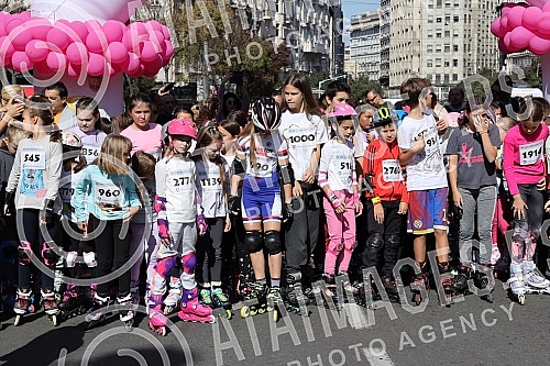 Belgrade roller skating plus, organized by the Belgrade Roller skating Association, under the auspices of the Secretariat for Sports and Youth and the Secretariat for Education and Child Protection of the City of Belgrade, was held in the center of B