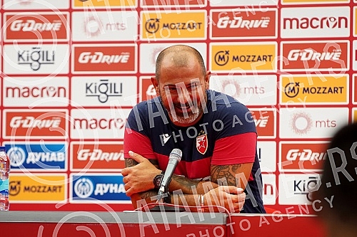 A press conference on the occasion of the match of the 1st round of the Serbian Super League, between Red Star and Vojvodina, was held in the Media Center of the 