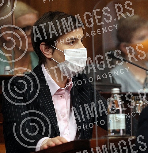 The Prime Minister of the Republic of Serbia, Ana Brnabic, and members of the Government, are answering questions from MPs in the House of the National Assembly.Predsednica Vlade Republike Srbije Ana Brnabic sa clanovima vlade, odgovara na pitanja 