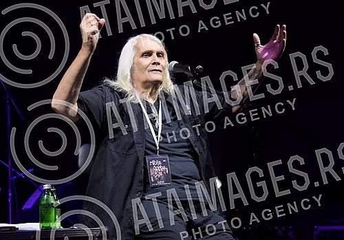 Concert of Riblja corba held on Summer stage in Nis (Niska fortress).Koncert Riblje corbe na niskoj tvrdjavi - Letnja bina.
