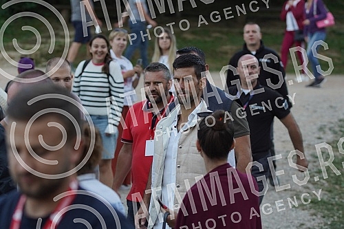 Ceremonial opening of the tennis complex in the Ravne 2 Archaeological and Tourist Park in Visoko.Svecano otvaranje teniskog kompleksa u Arheolosko-turistickom parku Ravne 2 u Visokom.