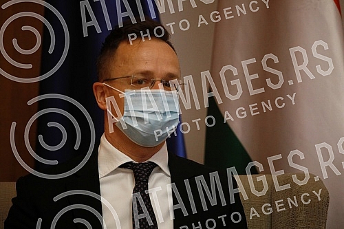 Serbian Foreign Minister Nikola Selakovic met with Hungarian Foreign Minister Péter Szijjártó at the Palace of Serbia. Ministar spoljnih poslova Srbije Nikola Selakovich sastao se sa ministrom spoljnih poslova i spoljne trgovine Madjarske Peterom S