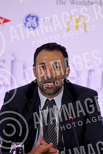 Poseta Tomasa Baha (Thomas Bach) predsednika Medjunarodnog Olimpijskog komiteta (International Olympic Committe) Beogradu. Konferencija odrzana u Crowne Plaza.