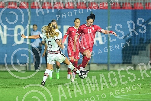 The women's A national team is playing a qualifying match for the 2023 World Cup against Portugal on field number 1 of the FSS Sports Center in Stara Pazova.Zenska A reprezentacije igra mec kvalifikacija za Svetsko prvenstvo 2023 protiv Portugalije