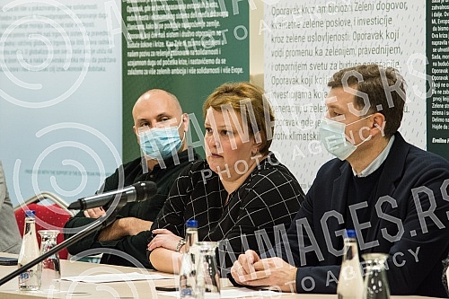 A panel discussion on the topic of social protection and social justice of the representatives Together for Serbia, Let's not drown Belgrade and the European Green Party and the Environmental Uprising was held at the Tami Residence Hotel in Nis.Pan
