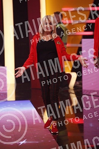 In the RTS studio in Kosutnjak, the recording of a new music sou program, the Music Derby show, has started, as a sign of support for our national team, which is going to Qatar for the football championship.U studiju RTS na Kosutnjaku pocelo je sni