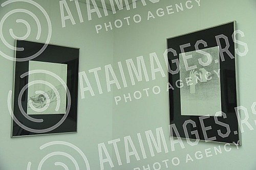 Exhibition of paintings by Helgi Thorgils Fridjonsson in the Chaos Gallery.Izlozba slika Helgi Thorgils Fridjonsson u galeriji Haos 