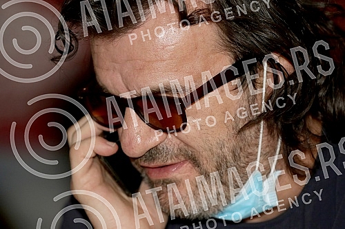 Singer Aleksandar Vuksanovic - Aca Lukas gave a concert on the terrace of his home. The working name of the show is 