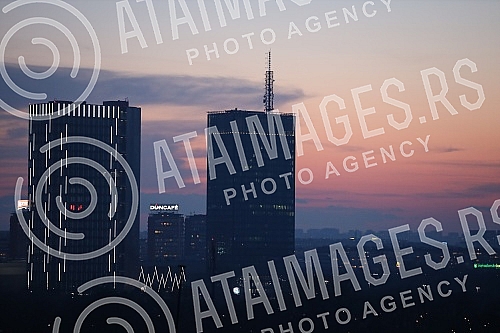 View of Belgrade during the first day of the weekend in which, according to the decision of the Government of Serbia from Friday at 21.00 to Monday at 06.00 in Serbia can only work grocery stores, some service activities (tailor, glass cutter, carpen