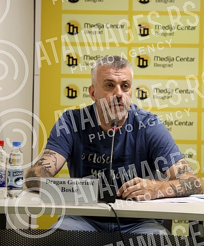 Black and White Movement press conference - for a just Serbia at which a political and program manifesto entitled THE GREAT CHARTER OF FREEDOM was presented to the public. Konferencija za medije Pokreta CRNO NA BELO - za pravednu Srbiju na kojoj j