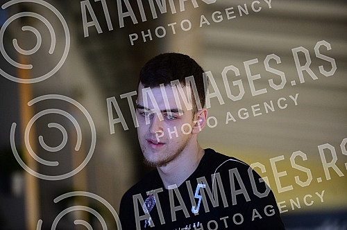 The open part of the training of the players of KK Partizan Mozzart Bet in the small hall of the Stark Arena and making statements before the trip to Berlin, where on Friday, October 7, the first match of this year's Euroleague season awaits them, ag