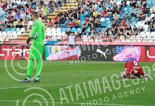 The match of the fourth round of Group A qualification for the 2022 World Cup between the football teams of Serbia and Luxembourg was played at the Rajko Mitic Stadium.Utakmica cetvrtog kola grupe A kvalifikacija za Svetsko prvenstvo 2022. godine i