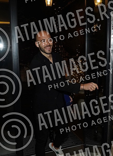 Singer Katarina Grujic and football player Marko Gobeljic became the parents of daughter Katja yesterday, and on that happy occasion, a celebration was held tonight at the Topciderac restaurant.